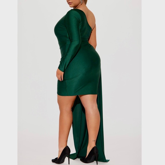 One Shoulder Mini Dress - Picture 3 of 4